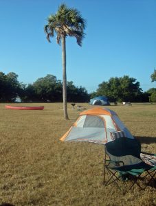 Tent camping in Florida