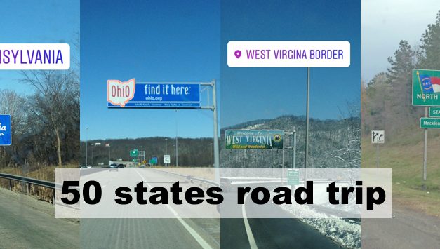 Road trip to all 50 US states