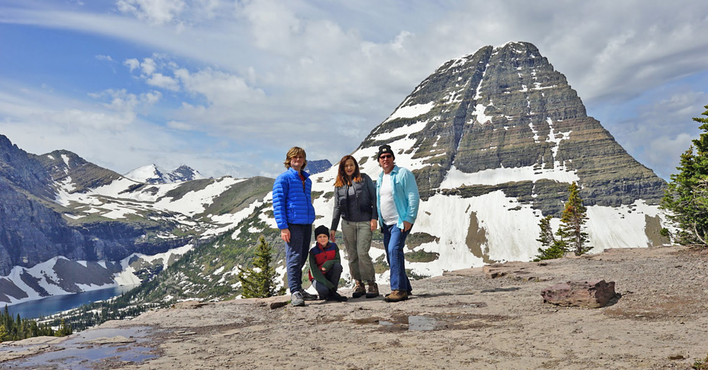 Glacier National Park family trip